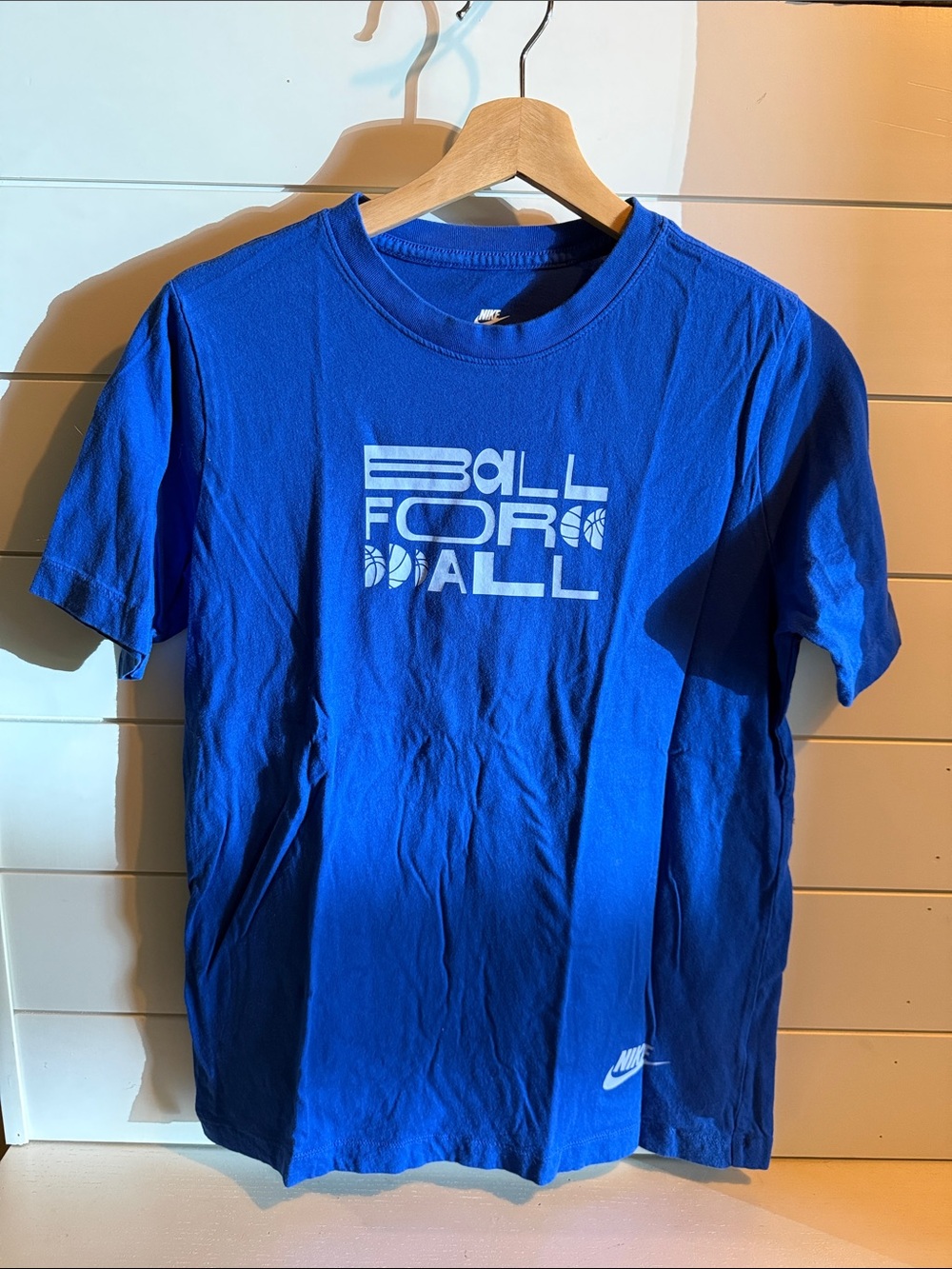 Nike Royal Blue 'Ball For All' Graphic Tee